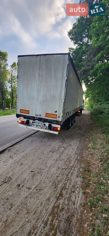 Тентованный борт (штора) - полуприцеп Schmitz SCS 24 2008 в Броварах