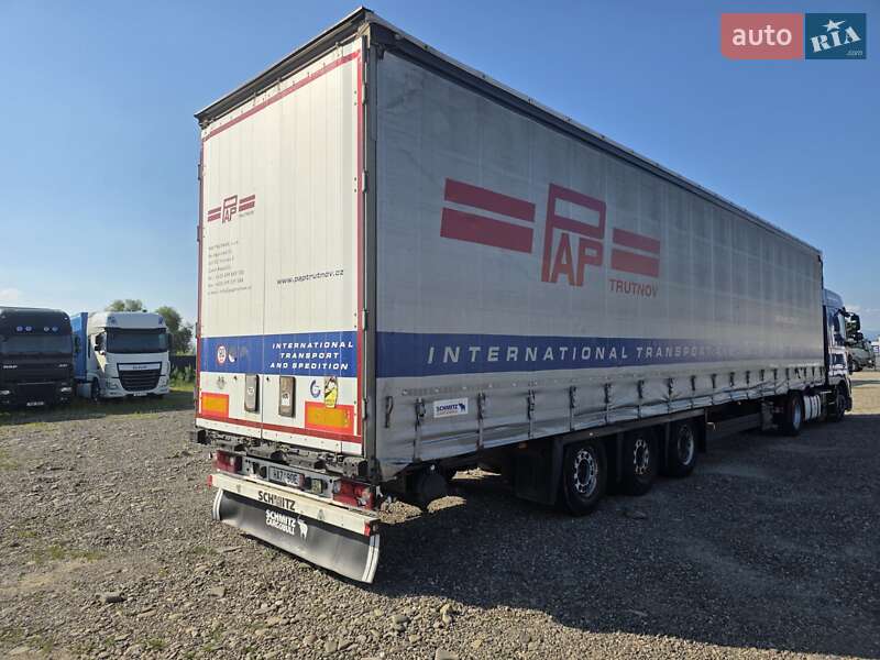 Тентований борт (штора) - напівпричіп Schmitz SCS 24 2013 в Тячеві