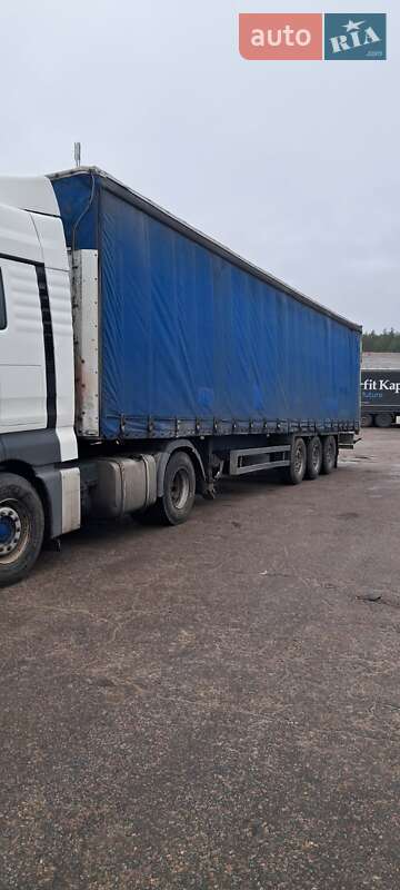 Тентованный борт (штора) - полуприцеп Schmitz SCS 24 2001 в Харькове