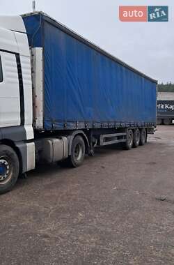 Тентований борт (штора) - напівпричіп Schmitz SCS 24 2001 в 