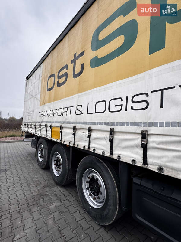 Тентований борт (штора) - напівпричіп Schmitz SCS 24 2013 в Луцьку