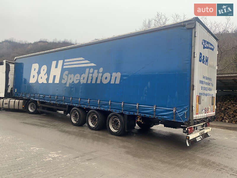 Тентованный борт (штора) - полуприцеп Schmitz SCS 24 2008 в Хусте