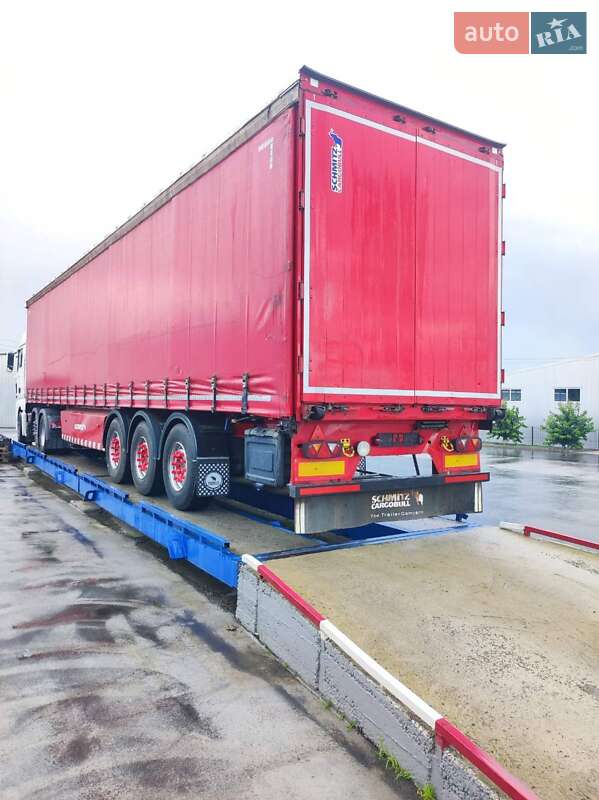 Тентований борт (штора) - напівпричіп Schmitz SCS 24L-1362EB 2010 в Умані