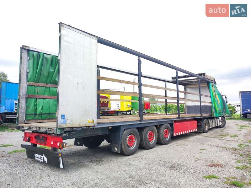 Тентований борт (штора) - напівпричіп Schmitz SCS 24L-1362EB 2010 в Умані