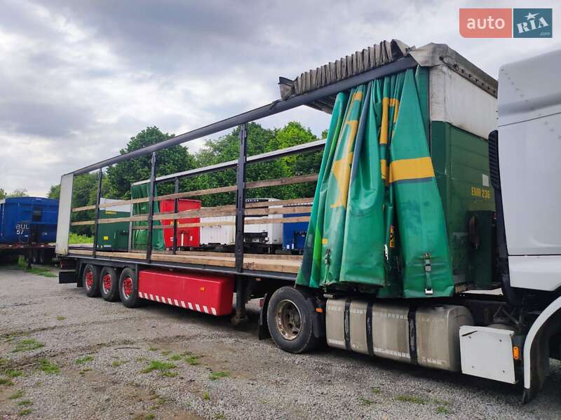 Тентований борт (штора) - напівпричіп Schmitz SCS 24L-1362EB 2010 в Умані