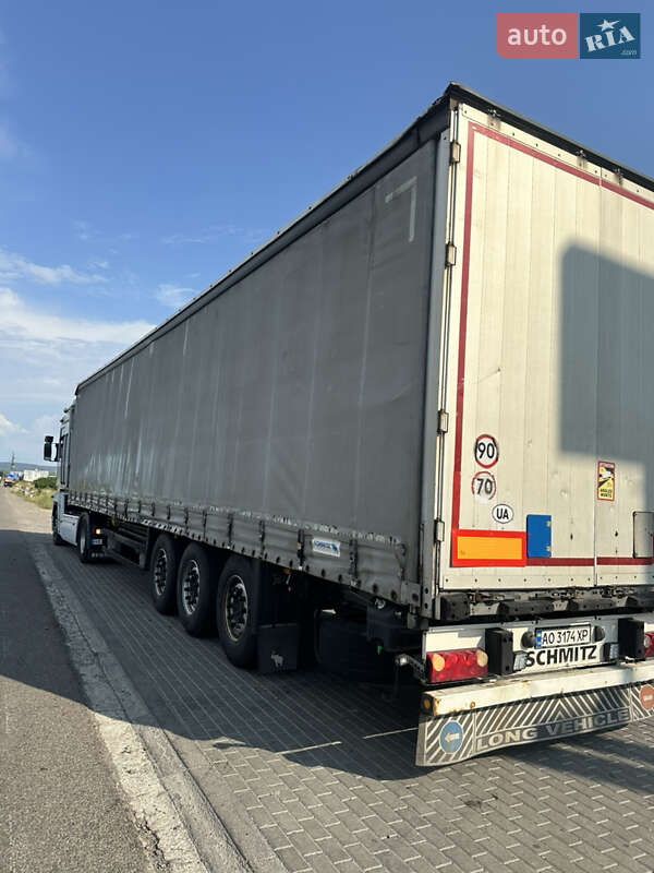 Тентованный борт (штора) - полуприцеп Schmitz SCS 24L-1362EB 2008 в Хусте фото 3 Тентованный борт (штора) - полуприцеп Schmitz SCS 24L-1362EB 2008 в Хусте