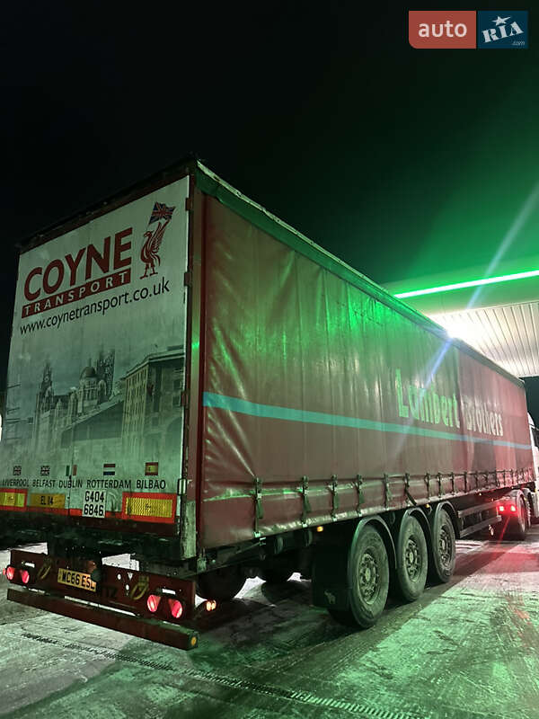 Тентований борт (штора) - напівпричіп Schmitz SCS 24L-1362EB 2010 в Рівному