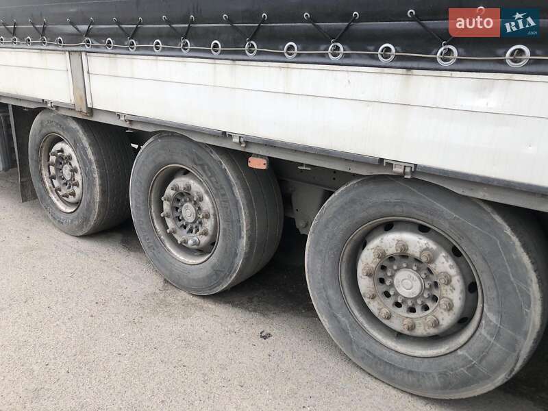 Тентований борт (штора) - напівпричіп Schmitz SCS 27 2006 в Луцьку