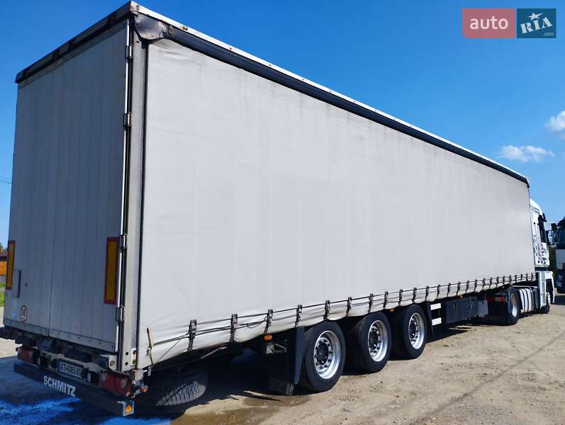 Тентованный борт (штора) - полуприцеп Schmitz SCS L24 2009 в 