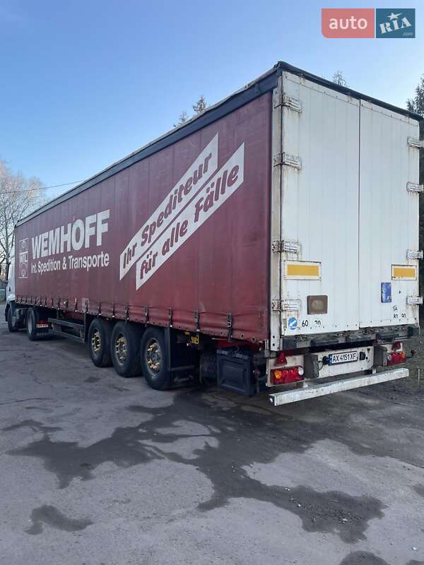 Тентований борт (штора) - напівпричіп Schmitz SCS L24 2006 в Конотопі