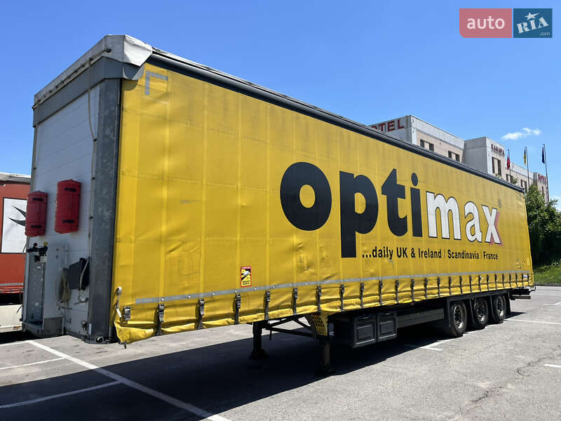 Тентований борт (штора) - напівпричіп Schmitz SCS L24 2017 в Львові