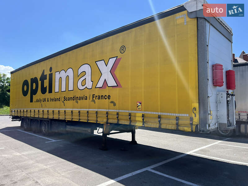 Тентований борт (штора) - напівпричіп Schmitz SCS L24 2017 в Львові