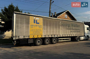 Тентований борт (штора) - напівпричіп Schmitz SCS L24 2007 в Яворові