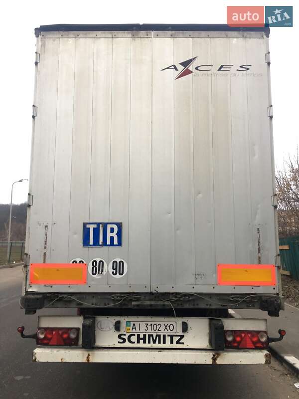 Бортовой полуприцеп Schmitz SCS S3 2007 в 