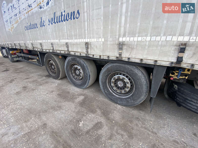 Тентованный борт (штора) - полуприцеп Schmitz SGF S3 2008 в Бурштыне