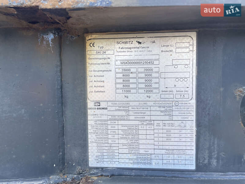 Самосвал полуприцеп Schmitz SKI 24 2010 в Львове фото 28 Самосвал полуприцеп Schmitz SKI 24 2010 в Львове