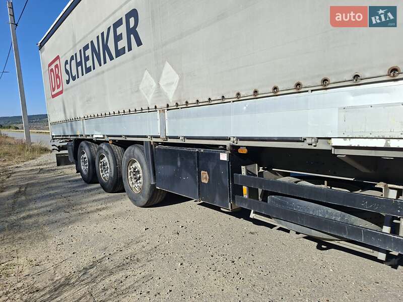 Тентований борт (штора) - напівпричіп Schmitz SKO 24 2008 в Сокирянах