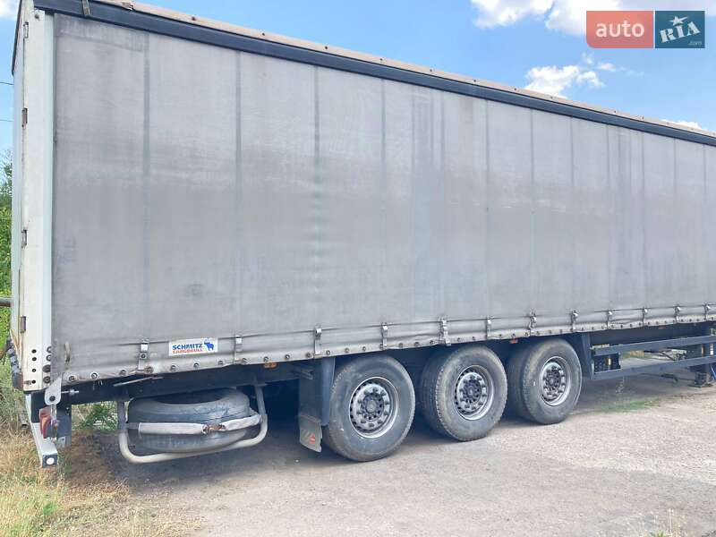 Тентований борт (штора) - напівпричіп Schmitz SPR 24 2006 в Покрові