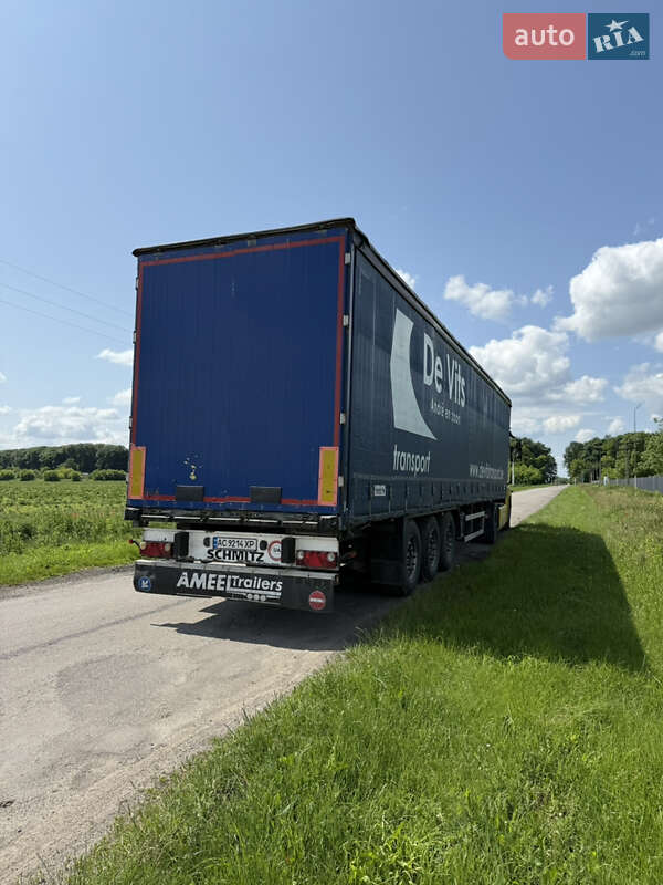 Тентований борт (штора) - напівпричіп Schmitz SPR 24 2007 в Луцьку фото 3 Тентований борт (штора) - напівпричіп Schmitz SPR 24 2007 в Луцьку