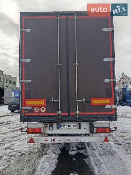 Тентований борт (штора) - напівпричіп Schmitz SPR 24 1998 в Ніжині