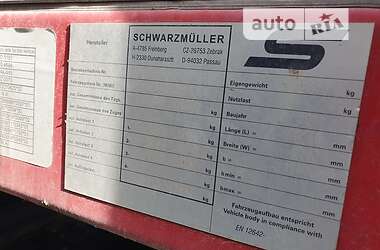 Тентований борт (штора) - напівпричіп Schwarzmuller S-1 2014 в Хусті