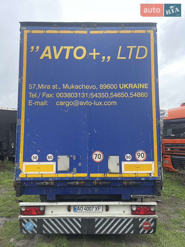 Тентований борт (штора) - напівпричіп Schwarzmuller S-1 2011 в Іршаві фото 2 Тентований борт (штора) - напівпричіп Schwarzmuller S-1 2011 в Іршаві