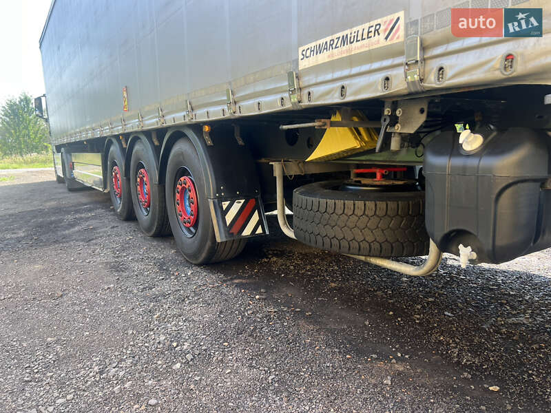 Тентованный борт (штора) - полуприцеп Schwarzmuller S-1 2016 в Долине