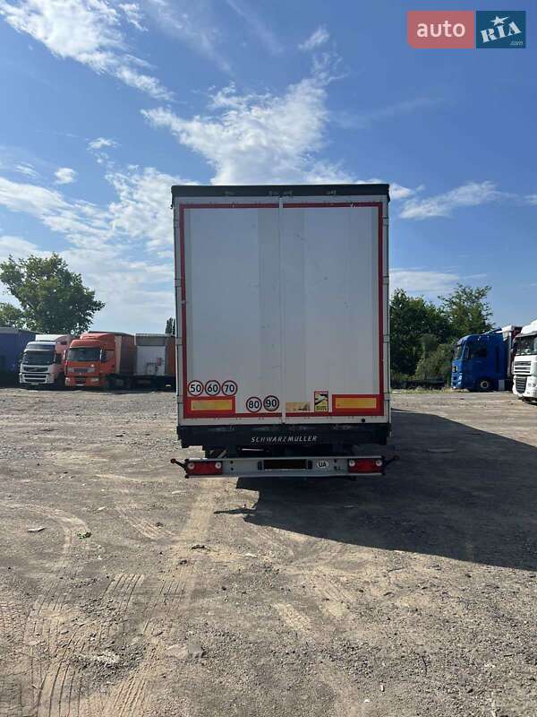 Тентованный борт (штора) - полуприцеп Schwarzmuller S-1 2015 в Ужгороде