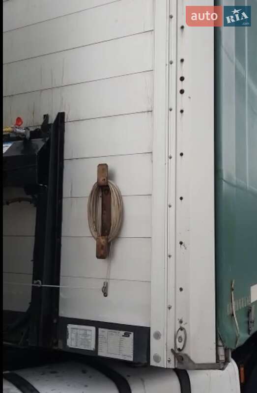 Тентованный борт (штора) - полуприцеп Schwarzmuller S1 2012 в Любомле