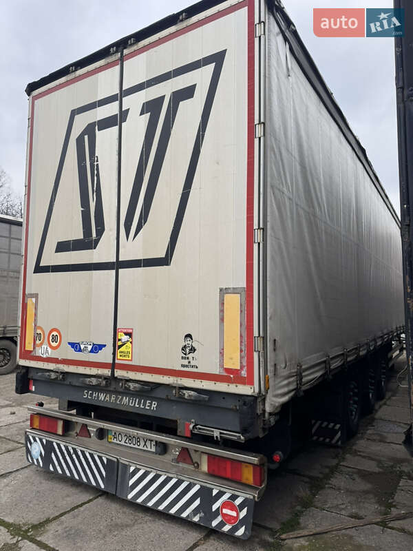 Тентованный борт (штора) - полуприцеп Schwarzmuller SAF 2005 в Тячеве фото Тентованный борт (штора) - полуприцеп Schwarzmuller SAF 2005 в Тячеве