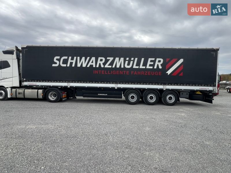 Тентований борт (штора) - напівпричіп Schwarzmuller SAF 2017 в Іршаві