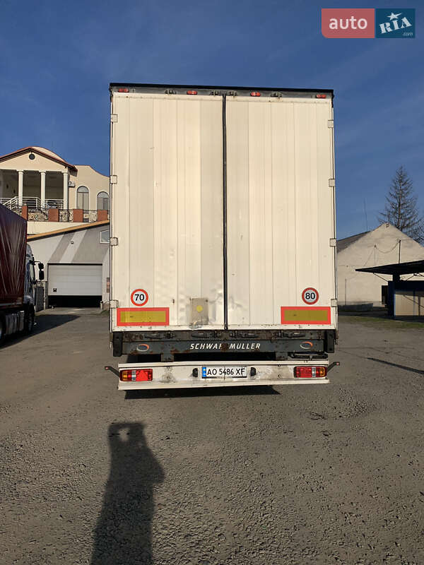 Бортовий напівпричіп Schwarzmuller SPA-3E 2008 в Іршаві