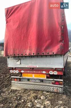 Бортовий напівпричіп Schwarzmuller SPA-3E 2001 в Тячеві