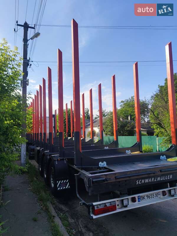 Лесовоз / Сортиментовоз - полуприцеп Schwarzmuller SPA-3E 2007 в Житомире