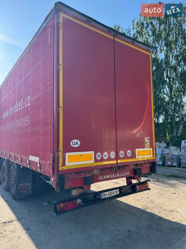 Тентованный борт (штора) - полуприцеп Schwarzmuller SPA-3E 2011 в Броварах