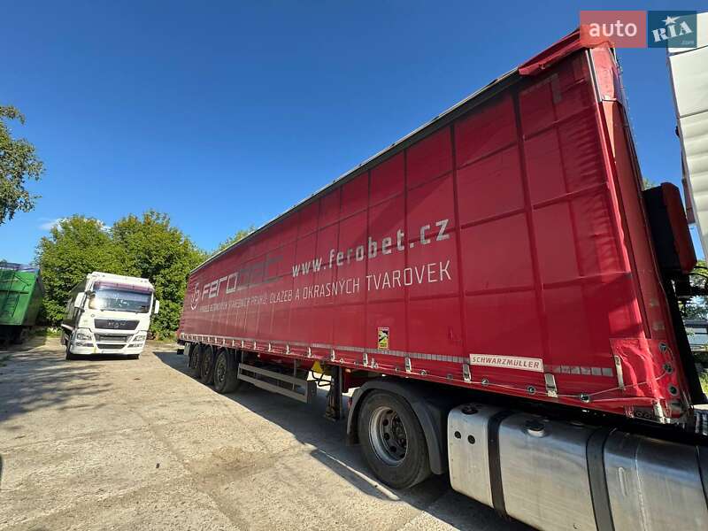 Тентованный борт (штора) - полуприцеп Schwarzmuller SPA-3E 2011 в Броварах