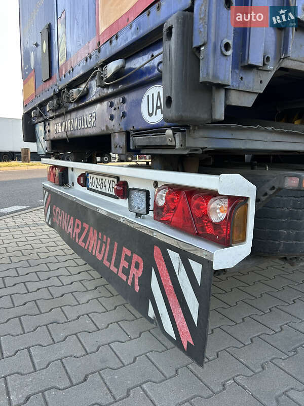 Тентованный борт (штора) - полуприцеп Schwarzmuller SPA-3E 2012 в Мукачево