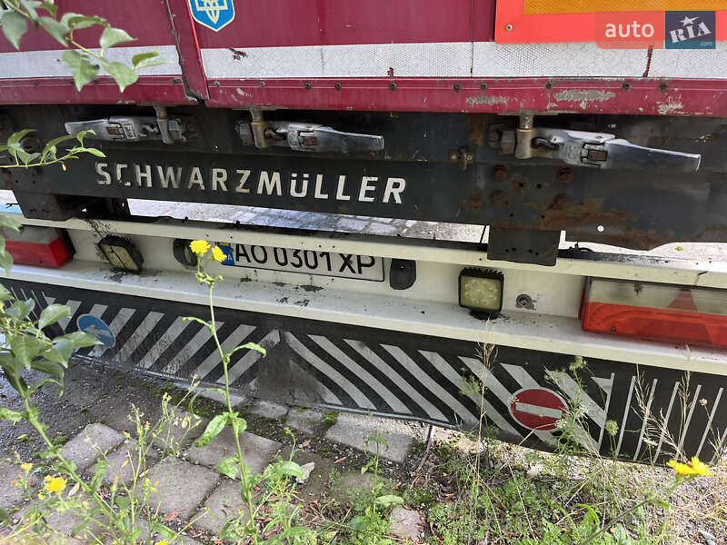 Тентований борт (штора) - напівпричіп Schwarzmuller SPA-3E 2010 в Іршаві