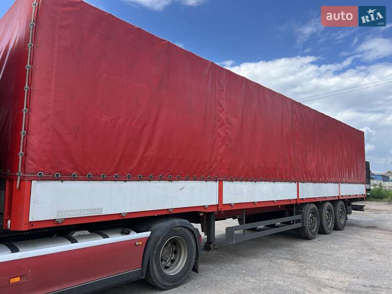 Тентованный борт (штора) - полуприцеп Schwarzmuller SPA-3E 2006 в Сумах фото Тентованный борт (штора) - полуприцеп Schwarzmuller SPA-3E 2006 в Сумах