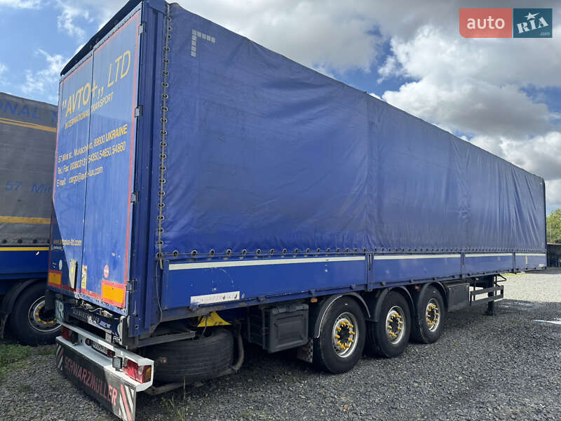 Тентованный борт (штора) - полуприцеп Schwarzmuller SPA-3E 2012 в Мукачево