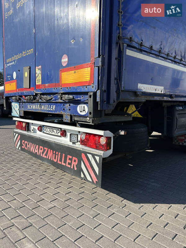 Тентованный борт (штора) - полуприцеп Schwarzmuller SPA-3E 2012 в Мукачево