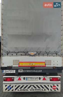 Тентований борт (штора) - напівпричіп Schwarzmuller SPA-3E 2007 в Кам'янському