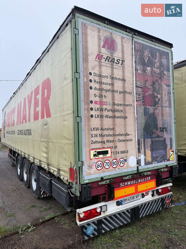 Тентованный борт (штора) - полуприцеп Schwarzmuller SPA-3E 2007 в Теплике фото 2 Тентованный борт (штора) - полуприцеп Schwarzmuller SPA-3E 2007 в Теплике