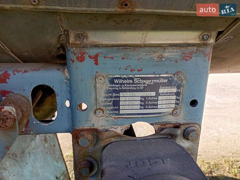 Цистерна полуприцеп Schwarzmuller TS 1988 в Бахмаче
