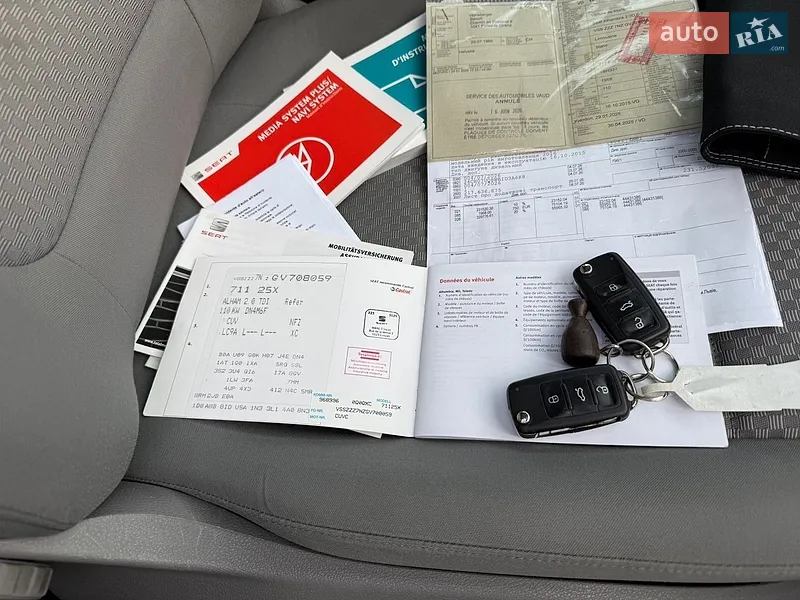 Мінівен SEAT Alhambra 2016 в Тернополі документ 2 фото Мінівен SEAT Alhambra 2016 в Тернополі документ
