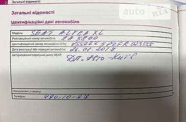 Универсал SEAT Altea XL 2015 в 