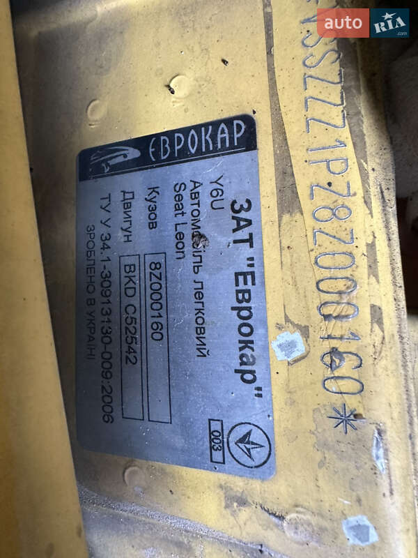 Хэтчбек SEAT Leon 2008 в Чернигове