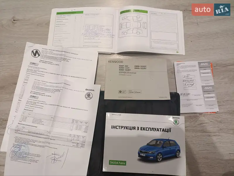 Универсал Skoda Fabia 2016 в Киеве документ