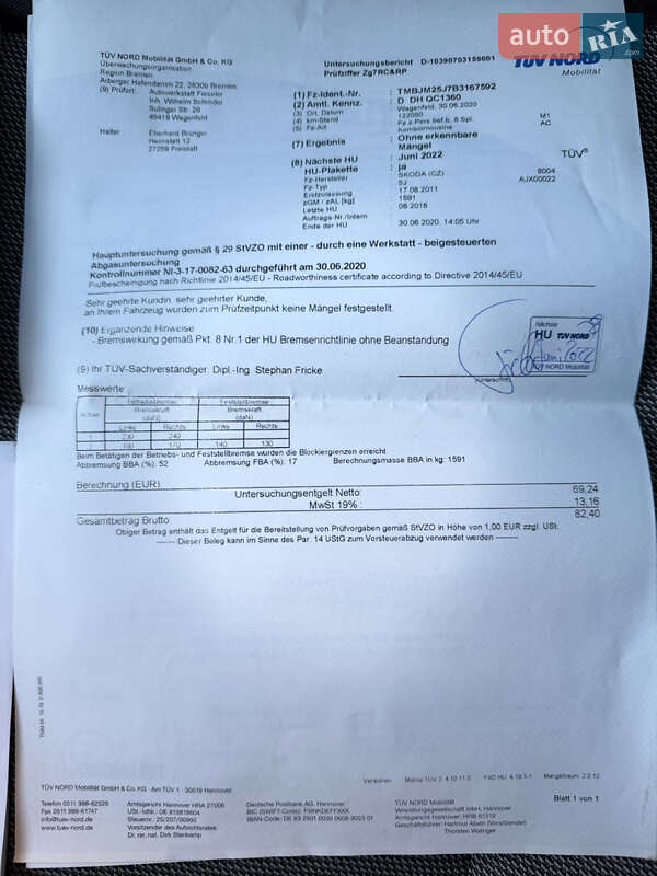 Універсал Skoda Fabia 2011 в Луцьку