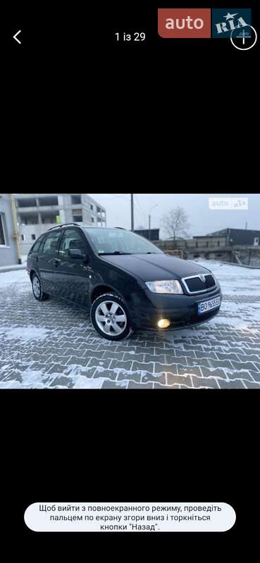 Універсал Skoda Fabia 2005 в Тернополі